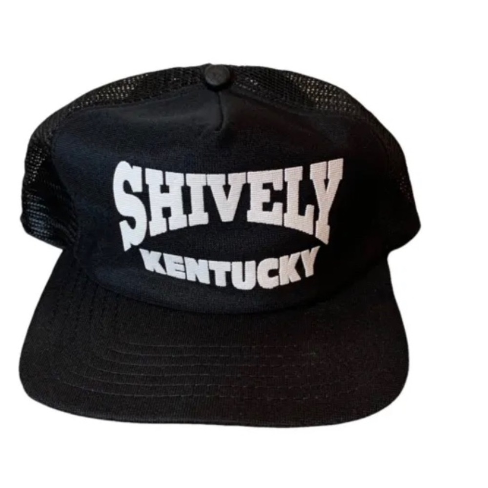 Vintage Snapback Mesh Trucker Hat Shively Kentucky New Era USA